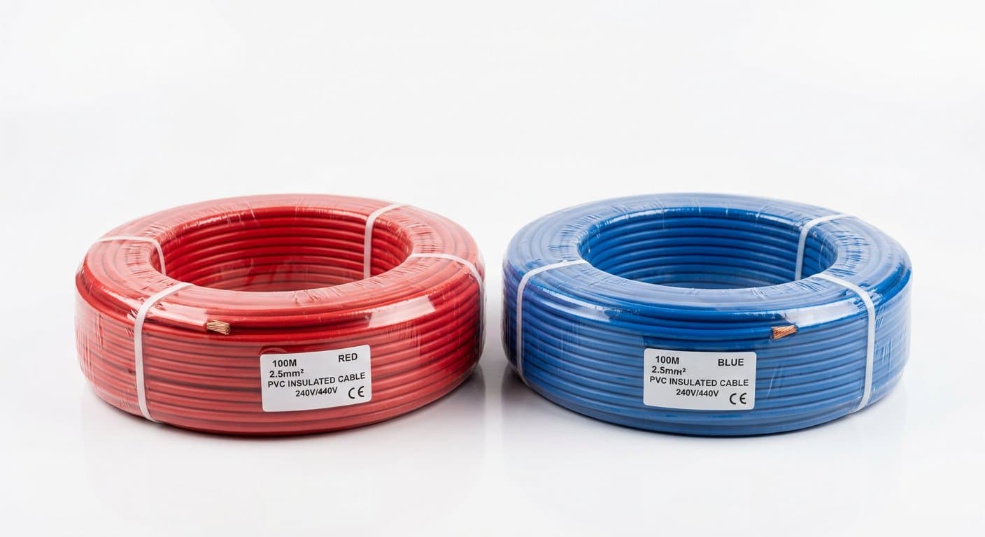 RR 1.5mm² Single Core Cable — 100m (Red)
