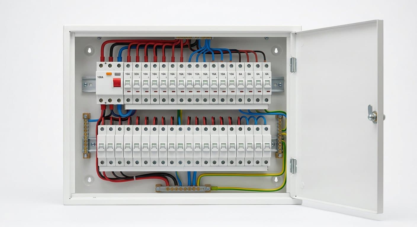 Focus 4-Way Consumer Unit with Main Switch