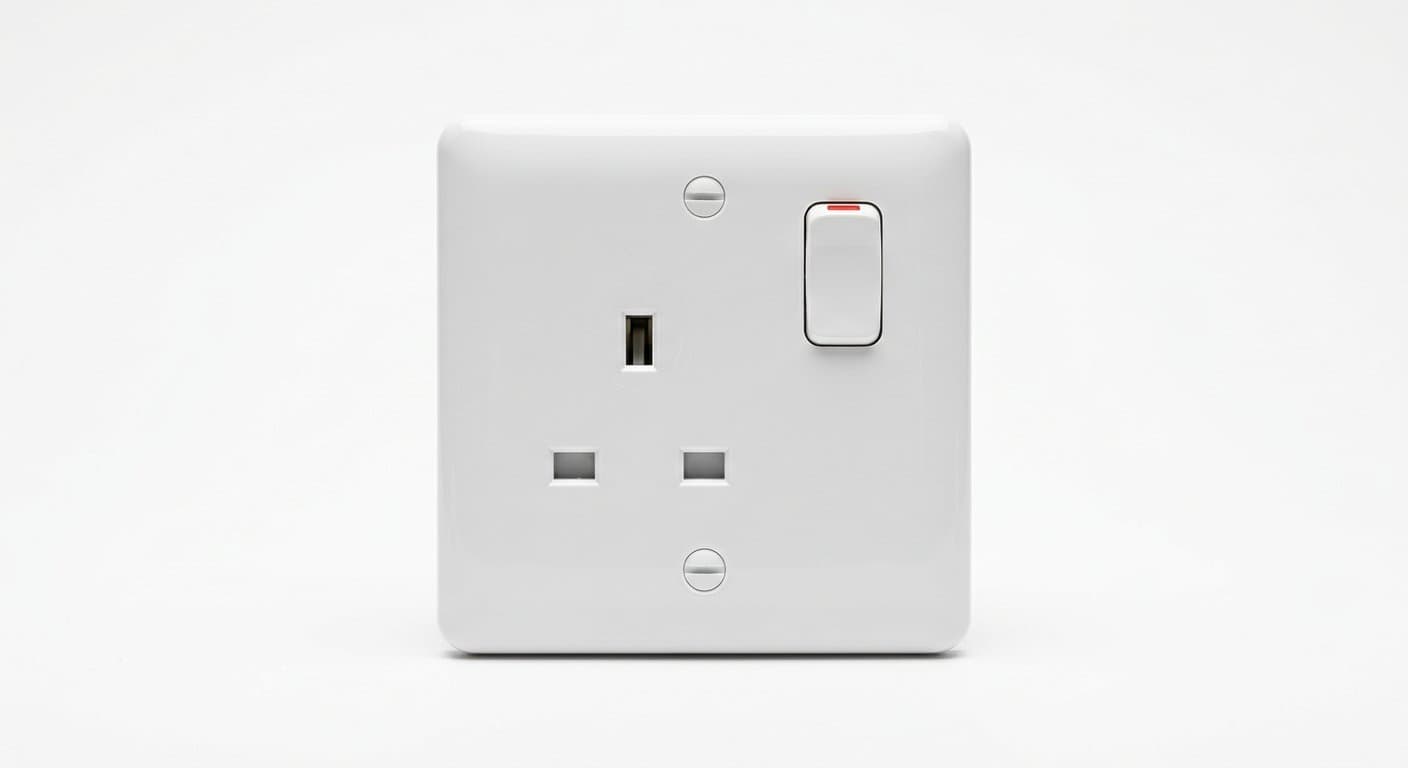 Focus Single 13A Switched Socket