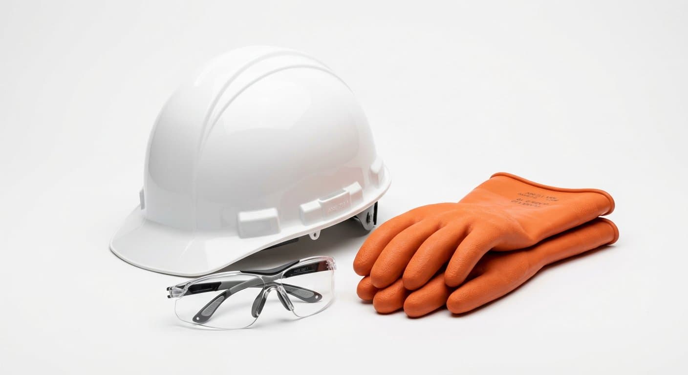 Safety Helmet — ABS with Chin Strap
