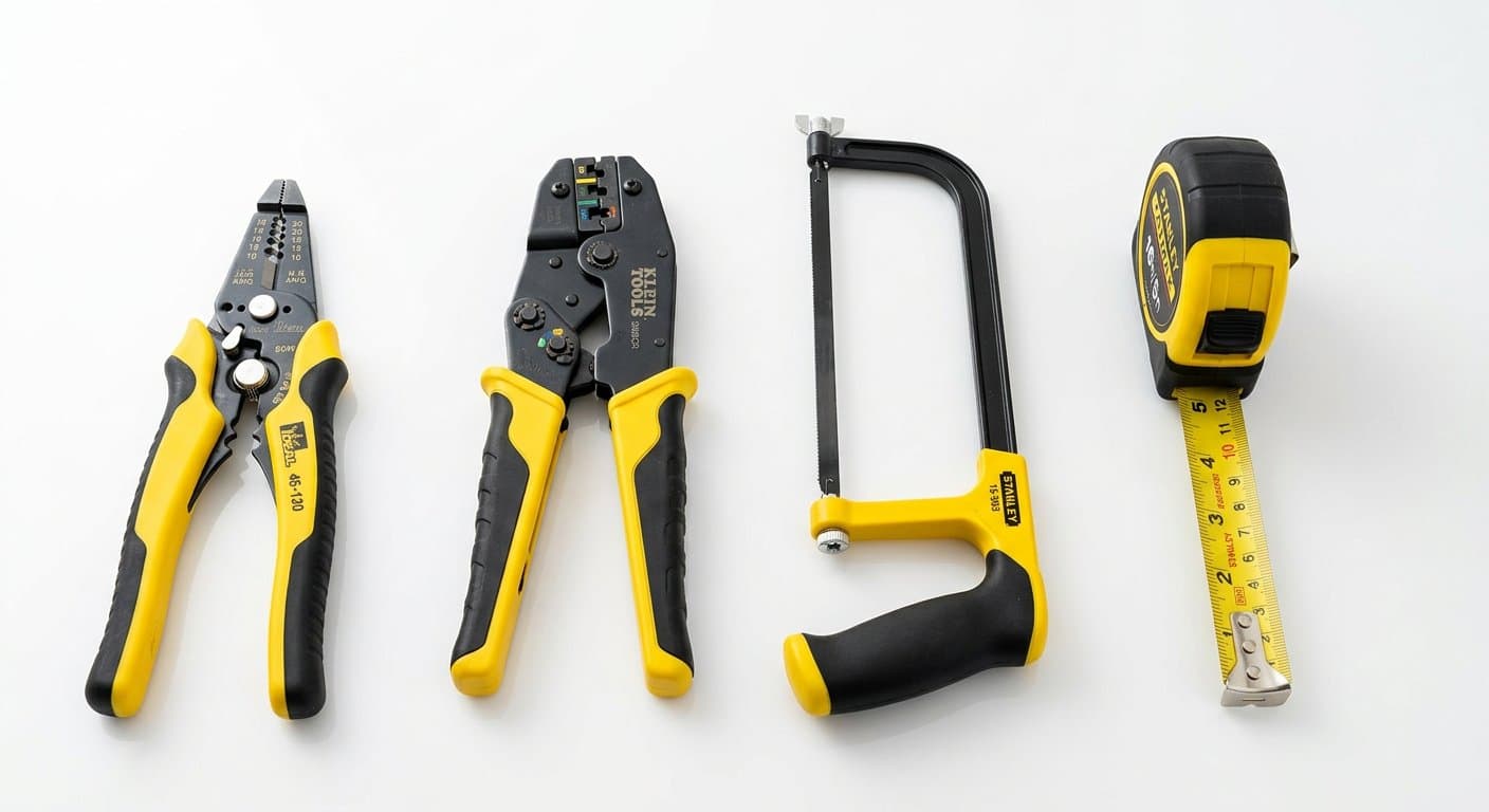 Wire Stripper & Crimping Tool Set