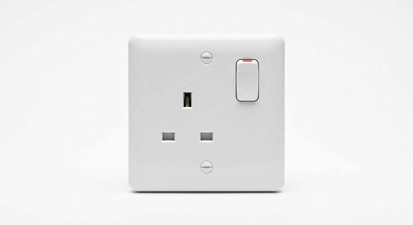 Focus Single 13A Switched Socket